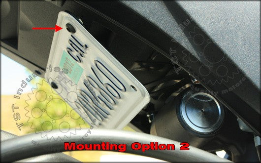 Suzuki GSX-R600 and GSX-R750 Fender Eliminator Mounting Option 2.