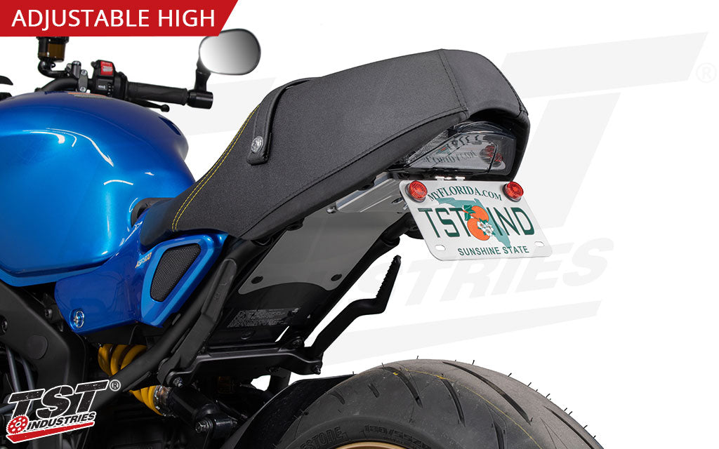 Upgrade to an adjustable bracket with the TST Elite-1 Adjustable High Mount Fender Eliminator.