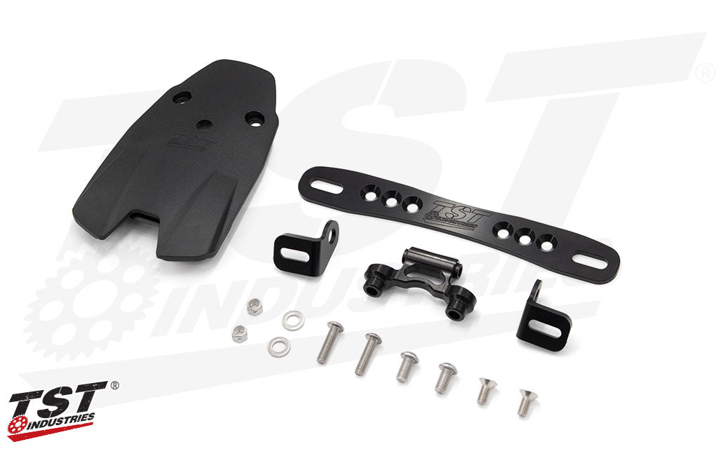 What's included in the TST Industries Elite-1 Fender Eliminator for the Ducati Panigale V4 / V2 2025+