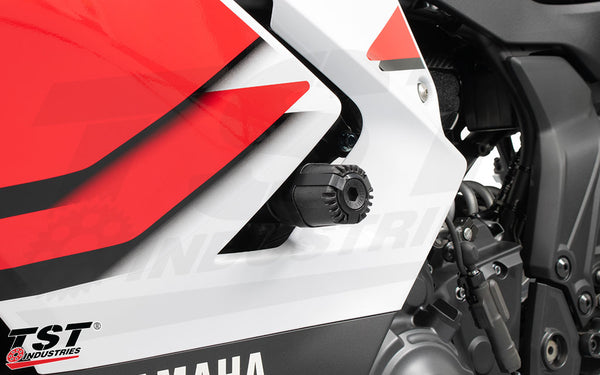 TST Shock Absorbing Frame Sliders | Yamaha R7 2026+