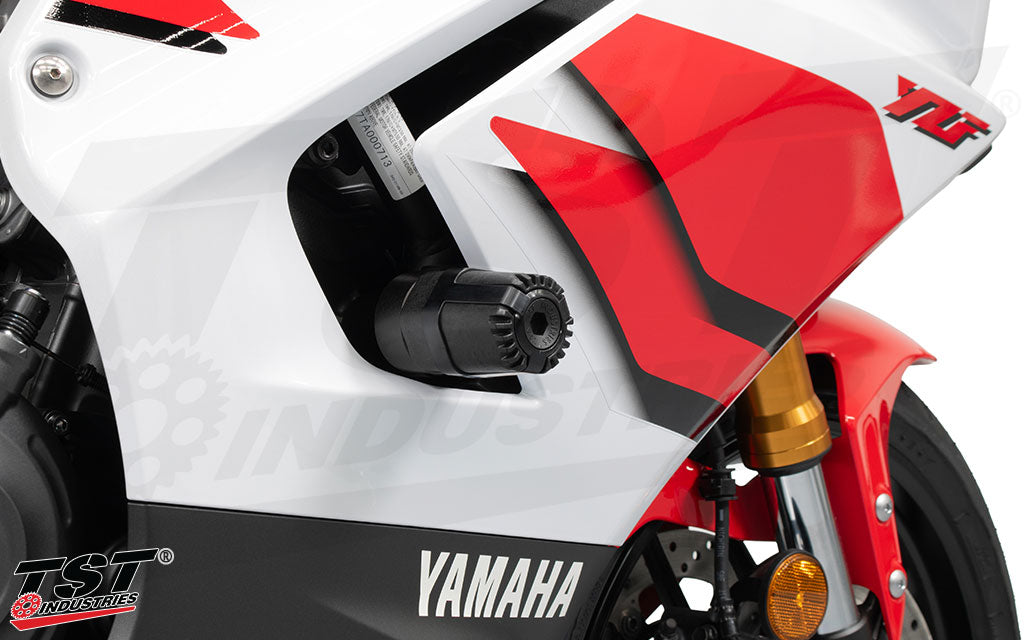 TST Shock Absorbing Frame Sliders | Yamaha R7 2026+
