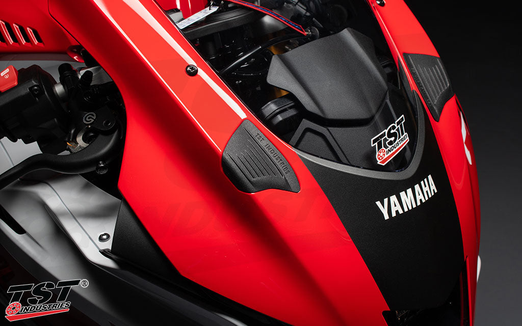 TST Mirror Block Off Plates for Yamaha YZF-R7 2026+