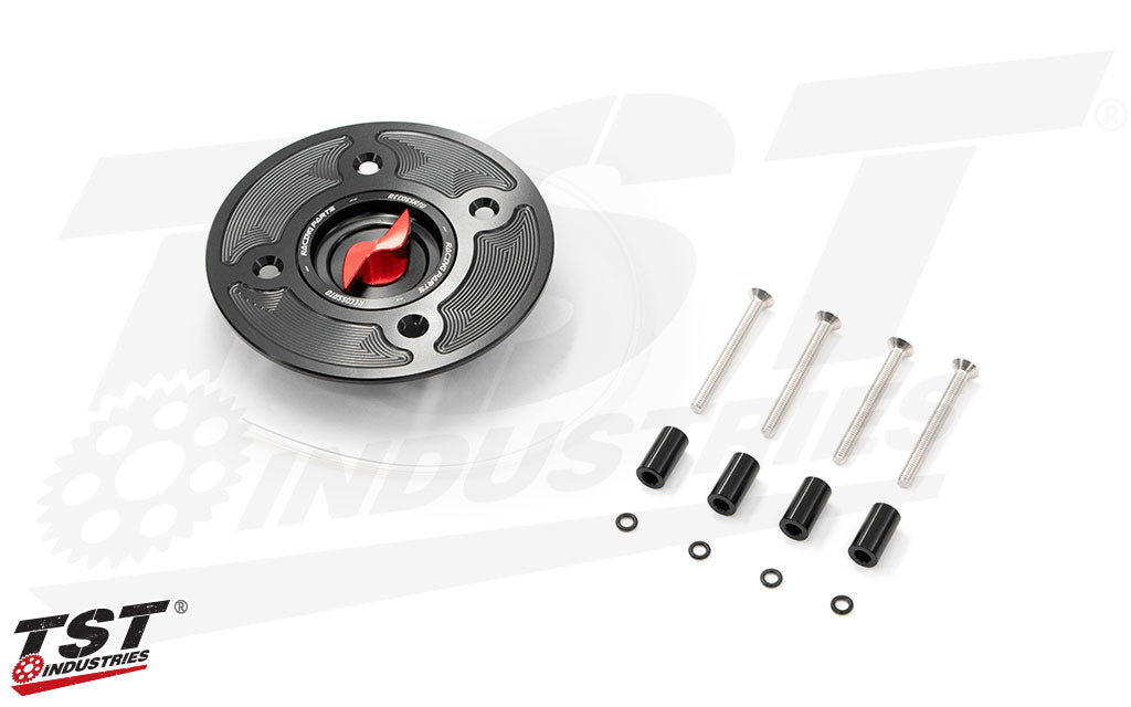TST Industries | Accossato Fuel Cap | Kawasaki Sportbikes