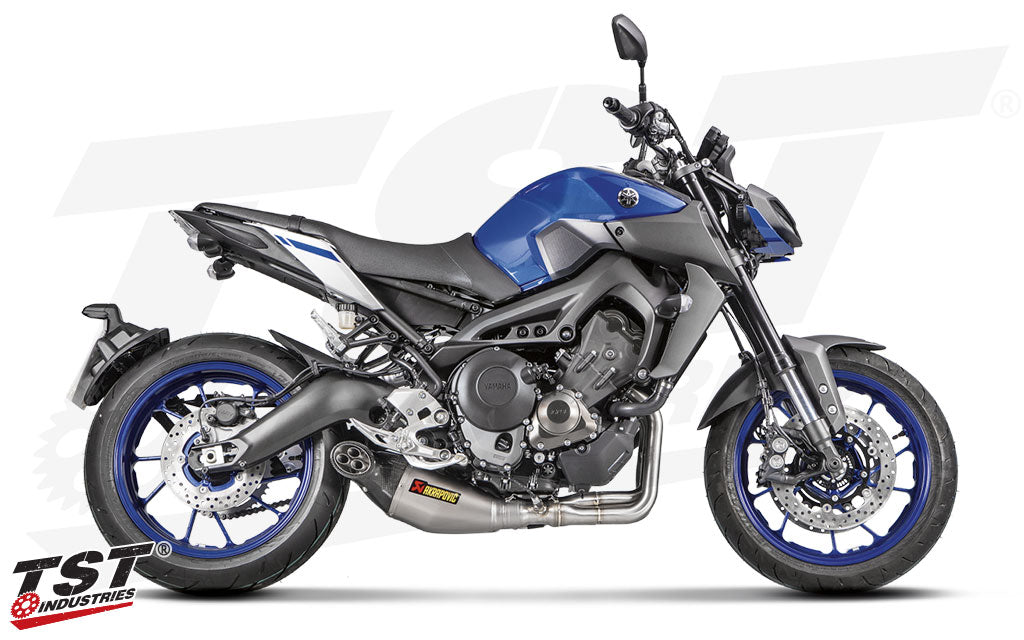 AKRAPOVIC フルマフラーMT-09\XSR900 TST | Akrapovic Race Titanium Exhaust | Yamaha MT-09 / XSR900