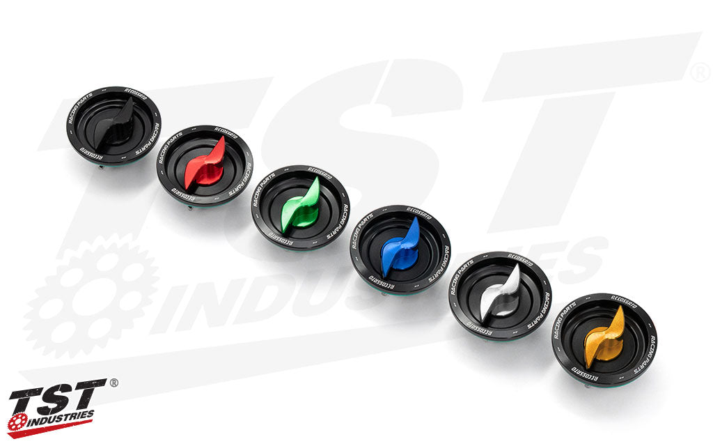 TST Industries | Accossato Fuel Cap | Kawasaki Sportbikes