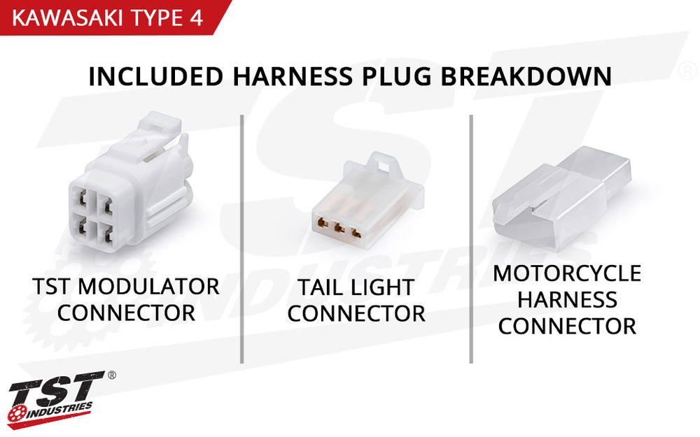 TST Industries | Brake Light Modulator for Kawasaki Tail Lights