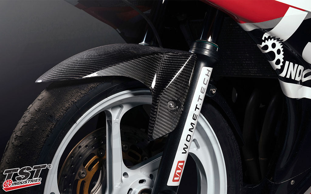 パーツ R3 TST Twill Carbon Fiber Front Fender | Yamaha R3 2015-2018