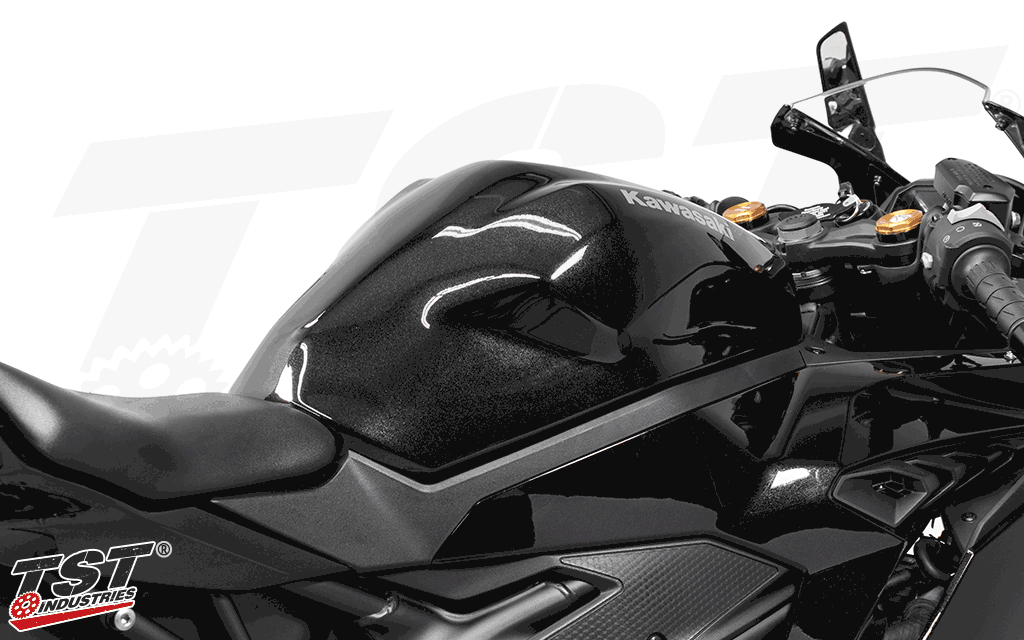 TST WORX Carbon Fiber Tank Cover Extender | Kawasaki ZX-4RR / ZX-4R