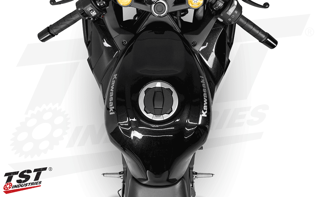 TST WORX Carbon Fiber Tank Cover Extender | Kawasaki ZX-4RR / ZX-4R