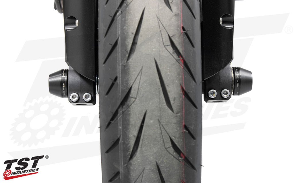 2022 Yamaha MT-10 with Womet-Tech Fork Sliders installed.