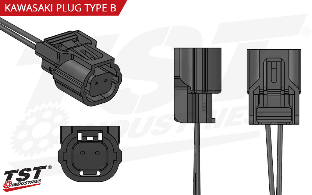TST Turn Signal Plug Adapter | Kawasaki Type B