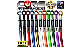 Core Moto Stainless Steel Brake Lines for Yamaha YZF-R6 2006-2016