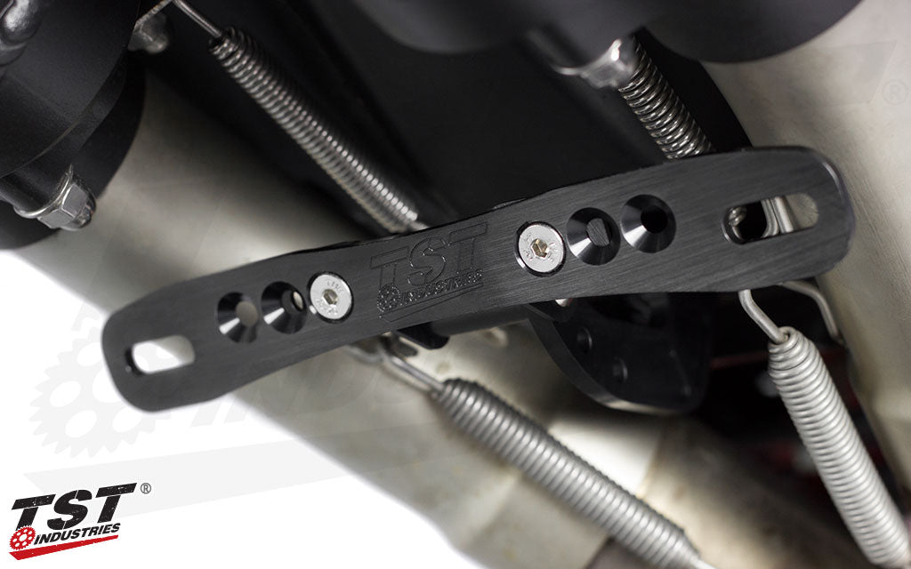 TST Industries exclusive design enables you to ditch the bulky stock fender on your Ducati.