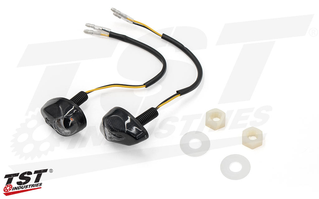 LED Front Flushmount Turn Signals | Kawasaki Z125 PRO