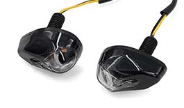 TST LED Front Flushmount Turn Signals for Kawasaki Z125 PRO 2017+