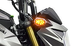 TST LED Front Flushmount Turn Signals for Kawasaki Z125 PRO 2017+