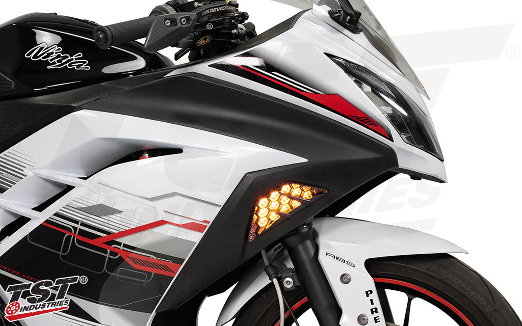 TST Nexus LED Turn Signals | Kawasaki Ninja 300
