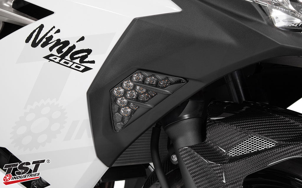 TST Nexus LED Flushmount Turn Signals | Kawasaki Ninja