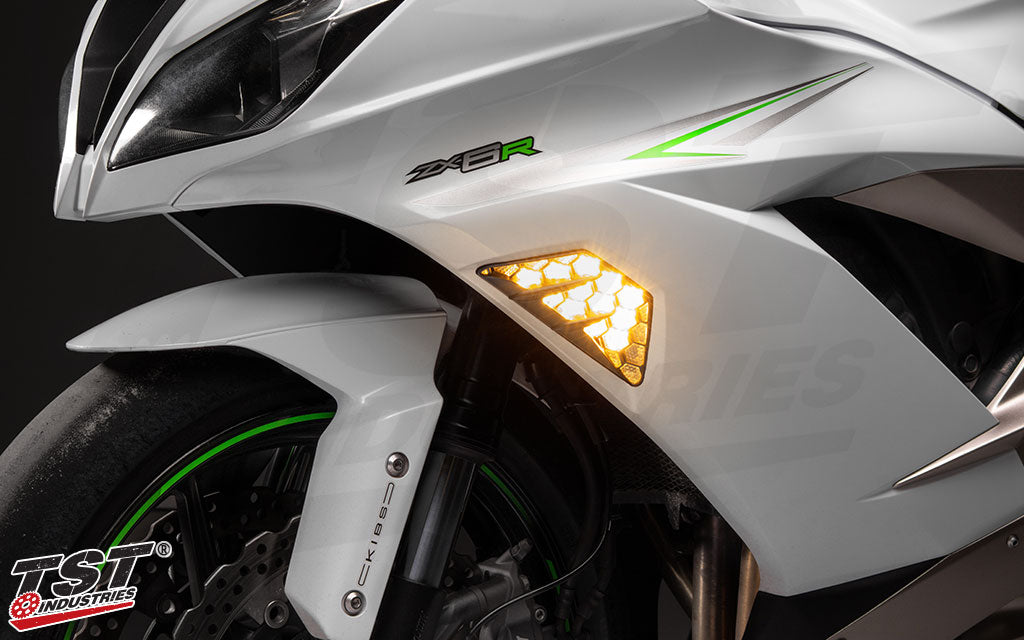 TST Nexus LED Turn Signals | Kawasaki ZX-6R 2013-2023 TST Nexus LED Turn Signals | Kawasaki ZX-6R 2013-2023
