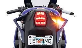 TST Flushmount Rear Turn Signal Kit for Yamaha YZF-R3 2025+
