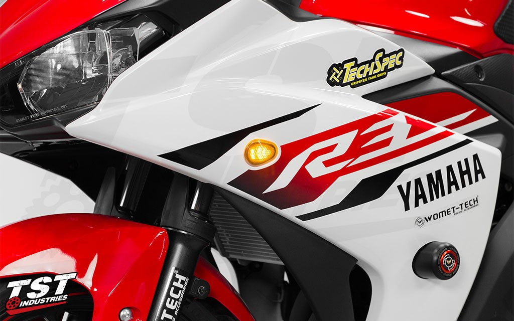 GTR Front LED Flushmount Turn Signals | Yamaha R3 2015-2024