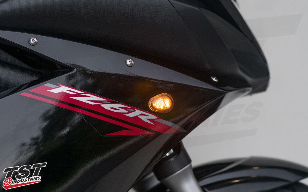 GTR Front LED Flushmount Turn Signal | Yamaha FZ6R 2009+