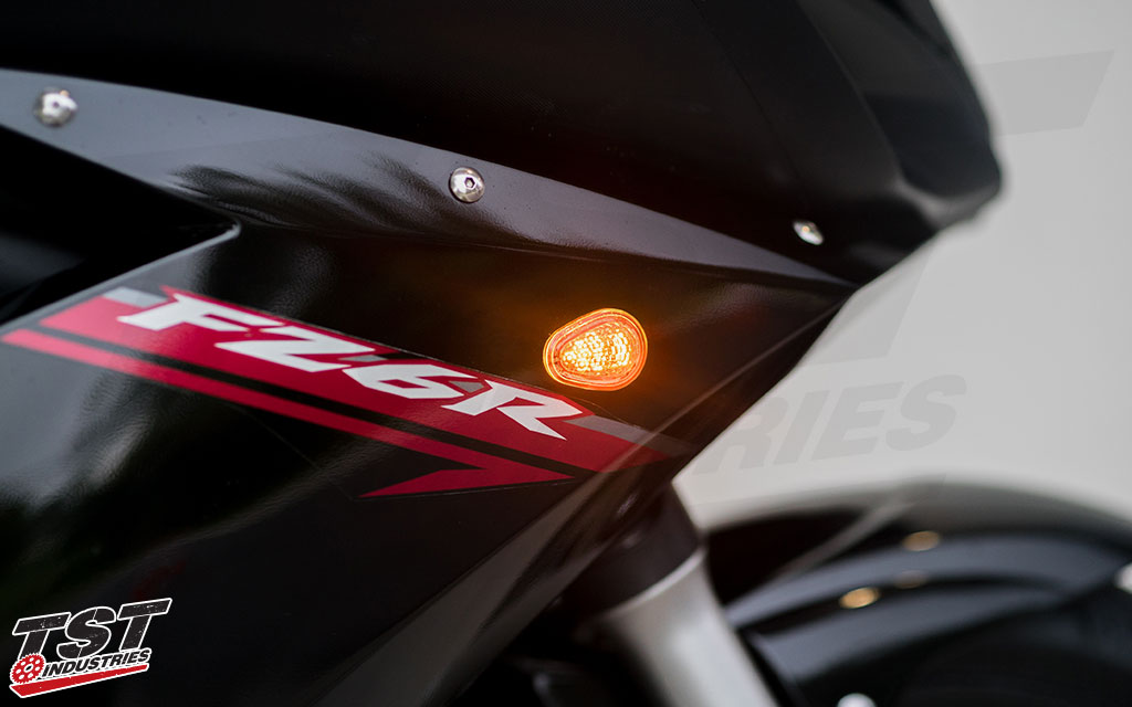 GTR Front LED Flushmount Turn Signal | Yamaha FZ6R 2009+