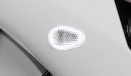 TST HALO-GTR Front LED Flushmount Turn Signals for Yamaha YZF-R6 2008 - 2016
