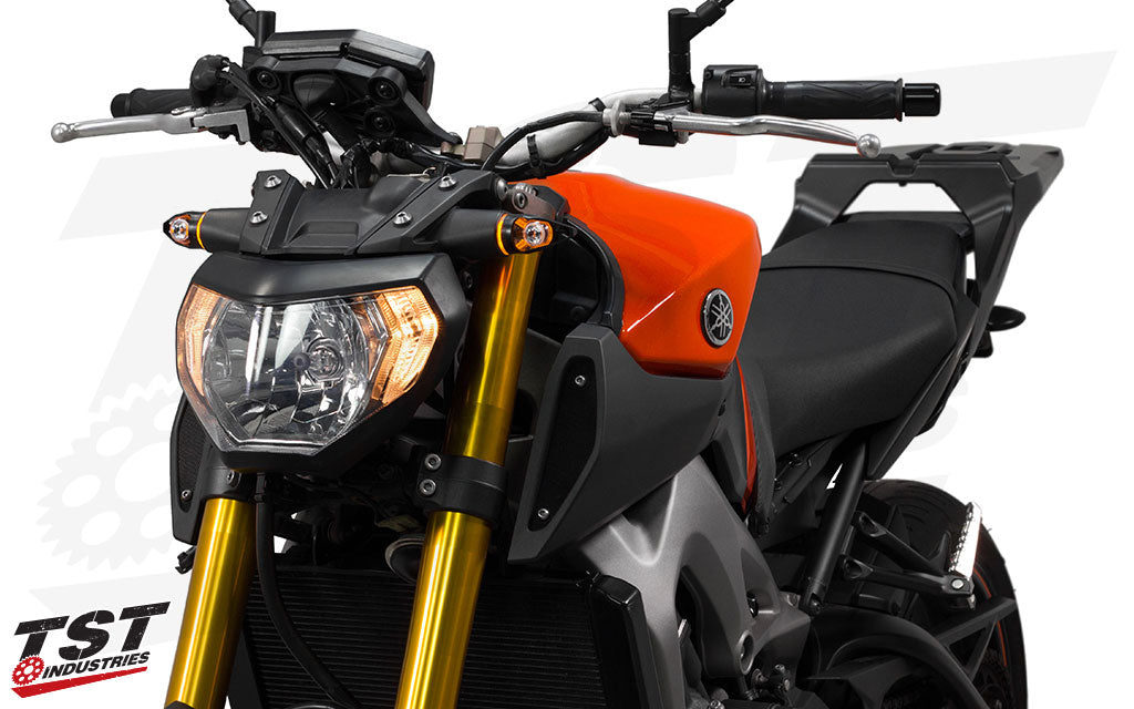 TST MECH-GTR LED Front Turn Signals | Yamaha FZ / MT