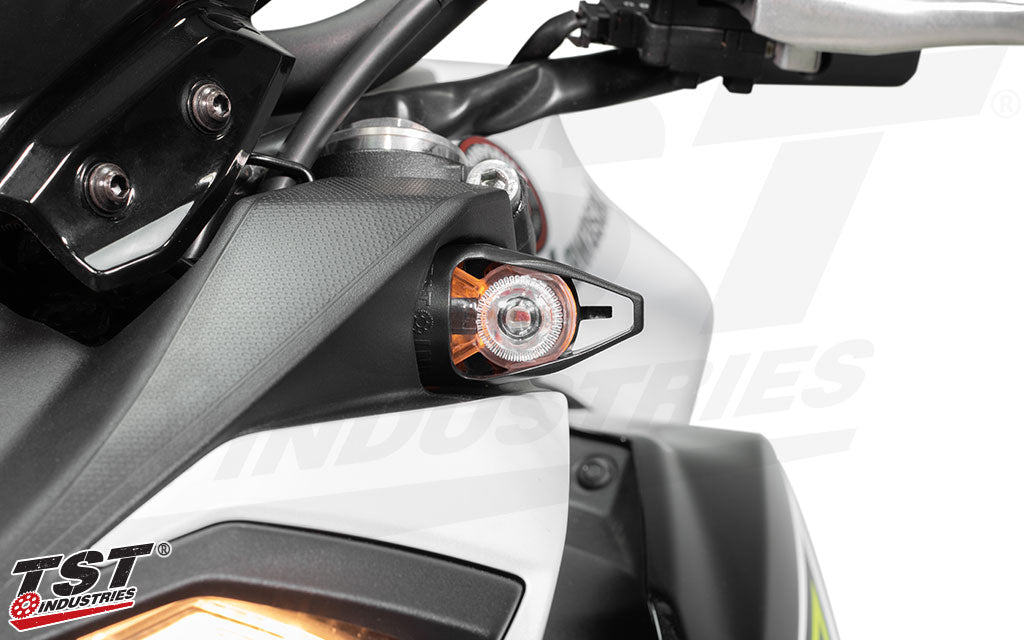 TST MECH-GTR LED Front Turn Signals | Kawasaki Z Motorcycles