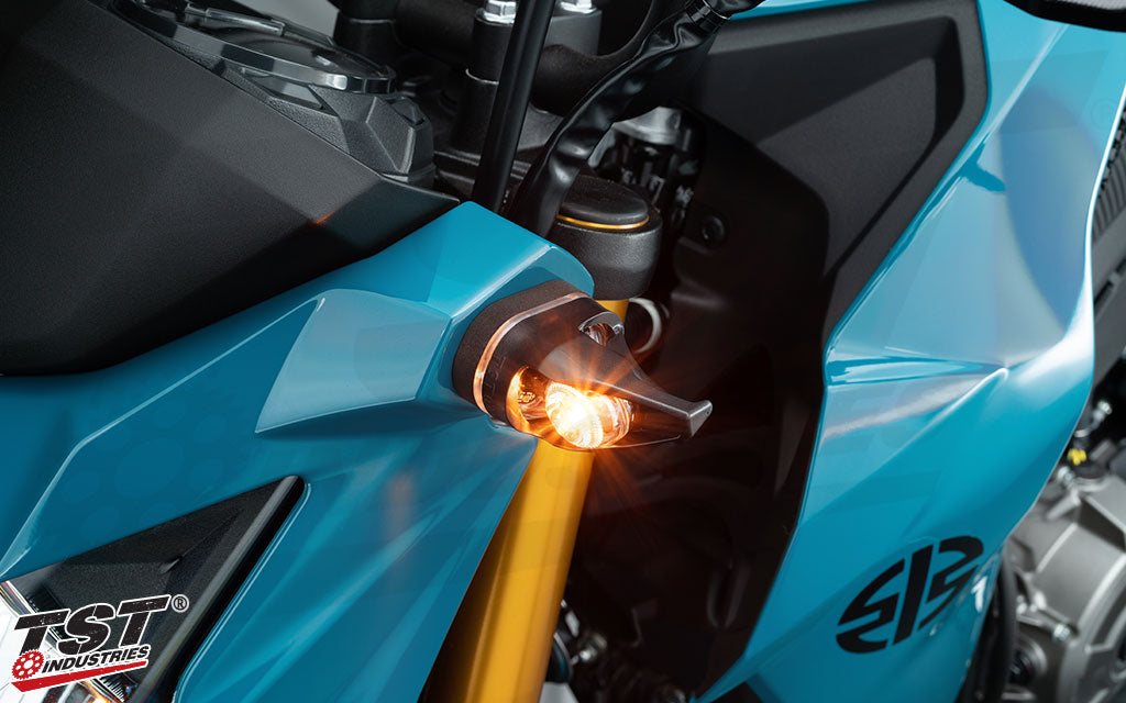 TST MECH-GTR LED Front Turn Signals | Kawasaki Z125 PRO 2017+