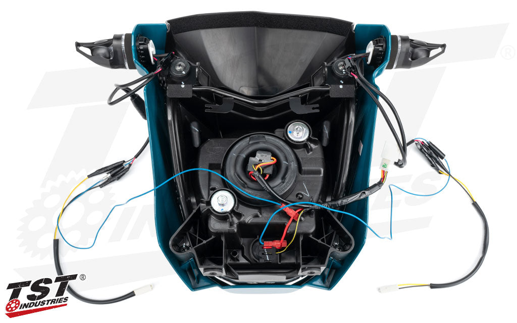 TST MECH-GTR LED Front Turn Signals | Kawasaki Z125 PRO 2017+
