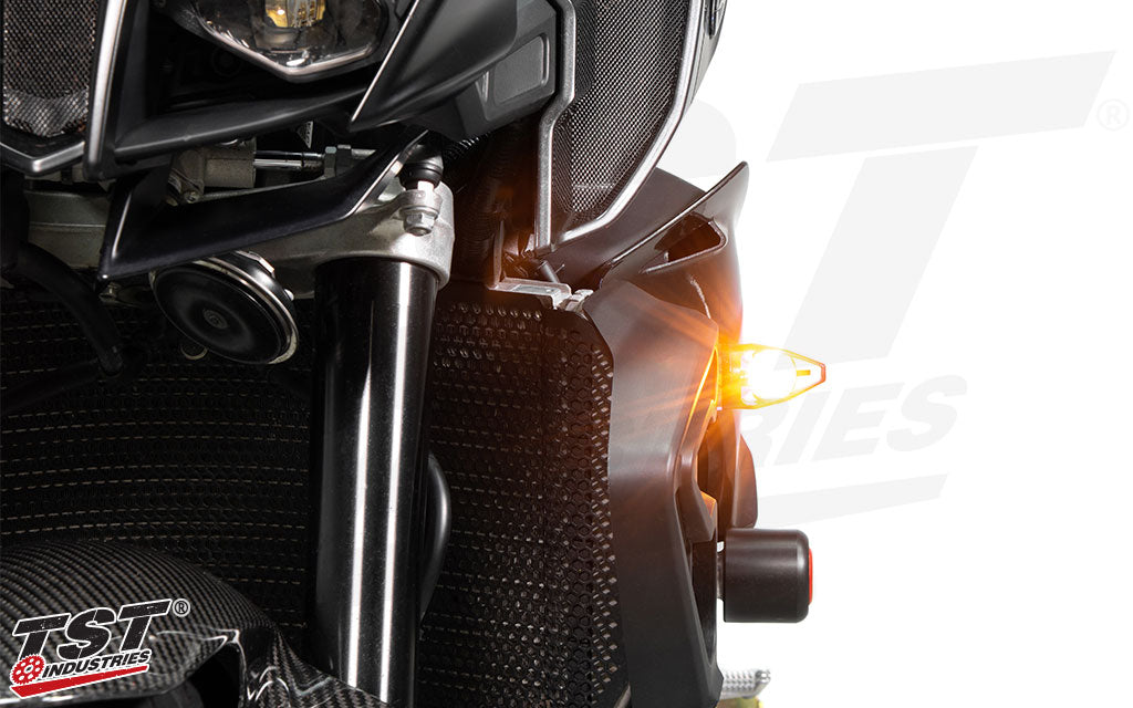 TST MECH-GTR LED Front Turn Signals | Yamaha FZ-10 / MT-10 2016+