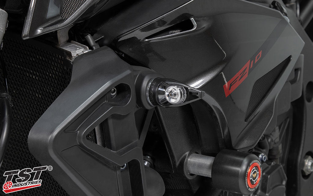 TST MECH-GTR LED Front Turn Signals | Yamaha FZ-10 / MT-10 2016+