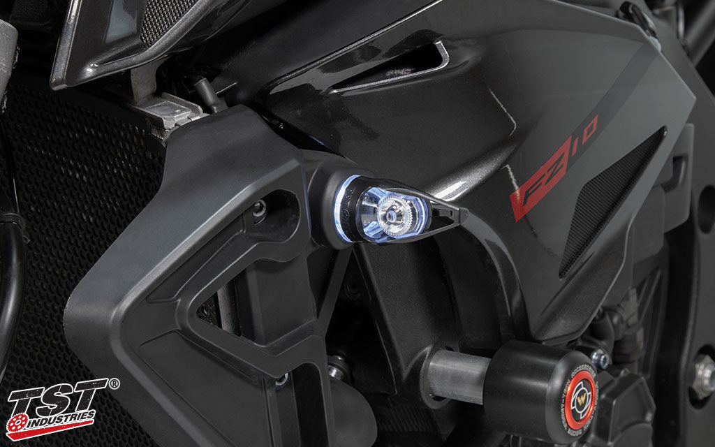 TST MECH-GTR LED Front Turn Signals | Yamaha FZ-10 / MT-10 2016+