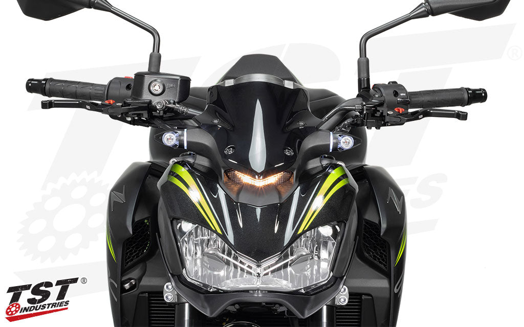 SIGNAL ティーザー×2 2024KawasakiZ900FrontTurnSigna