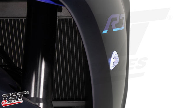 HALO-GTR Front LED Flushmount Signals | Yamaha R7 2022-2025