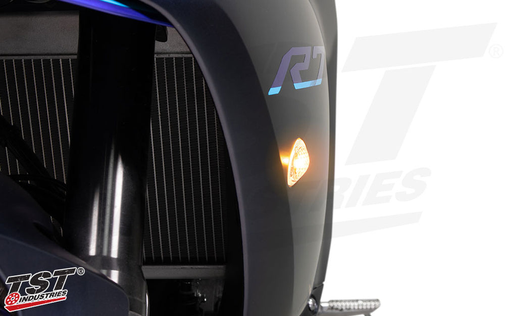 GTR Front LED Flushmount Turn Signals | Yamaha R7 2022-2025
