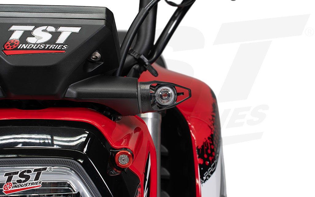 ストレンジランド　ジョイントディングポップ TST MECH-EVO LED Front Turn Signals | Honda Grom 2013+