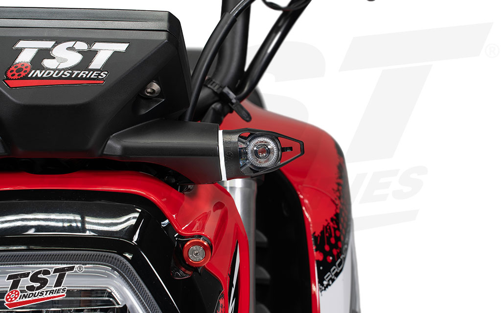 TST MECH-EVO LED Front Turn Signals | Honda Grom 2013+