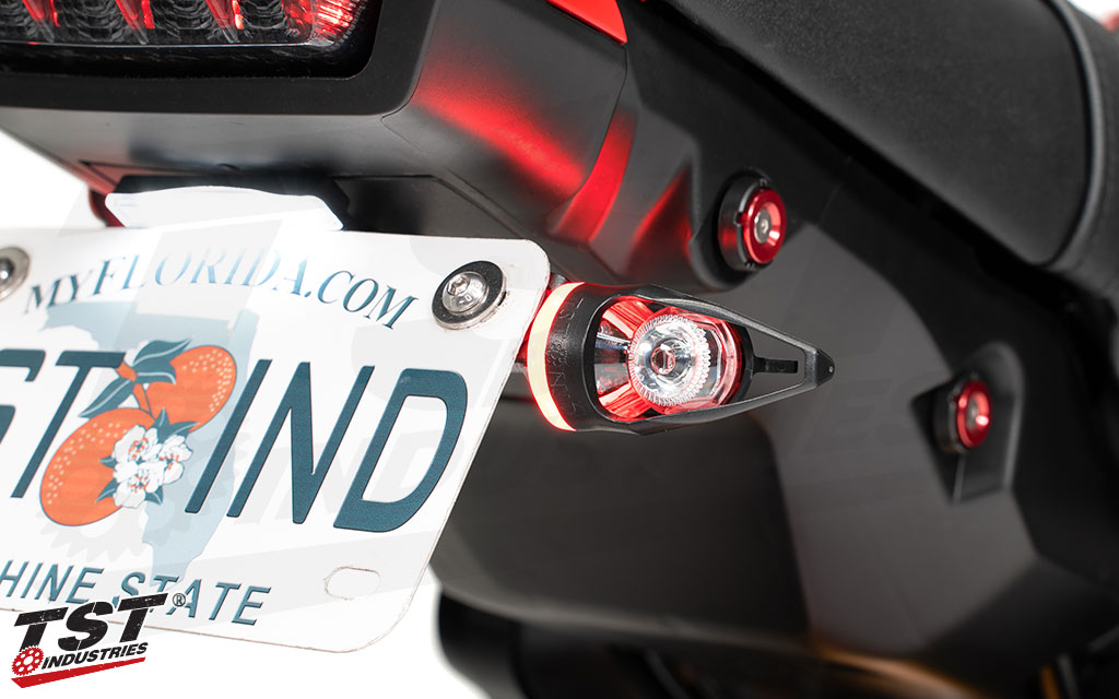Ditch the stock signals and upgrade your motorcycle with MECH-EVO Rear LED Turn Signals.