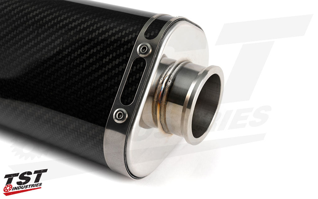 Laser welds provide gorgeous construction and precise fitment.