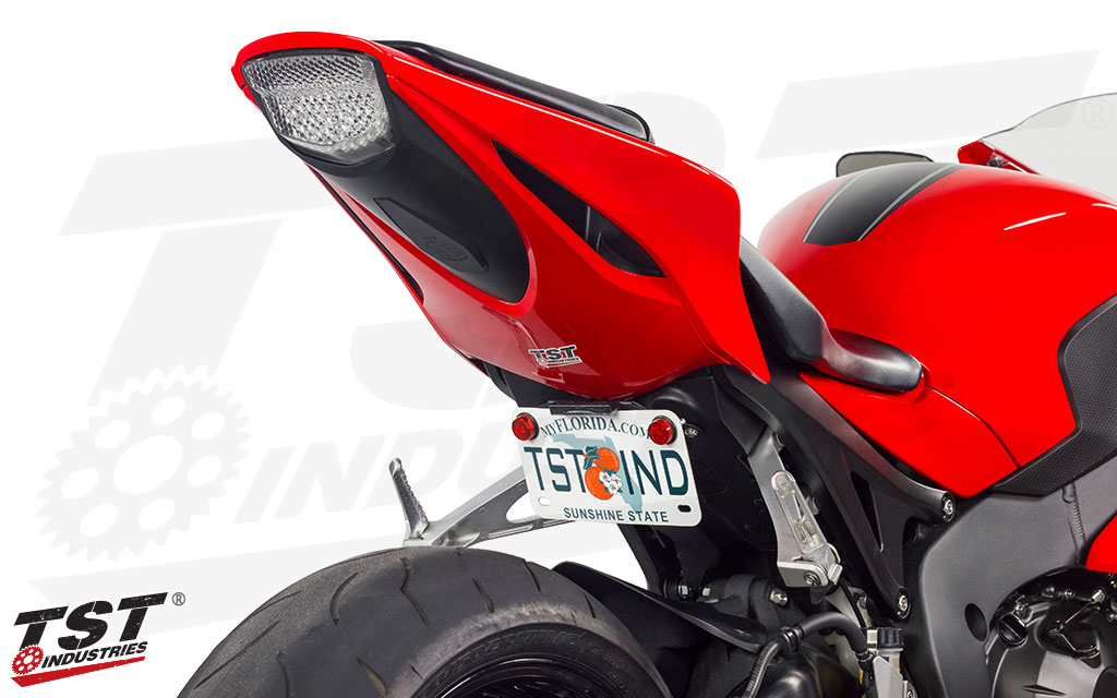 Clean up the tail of your Honda CBR1000RR with our TST Industries Undertail Closeout.