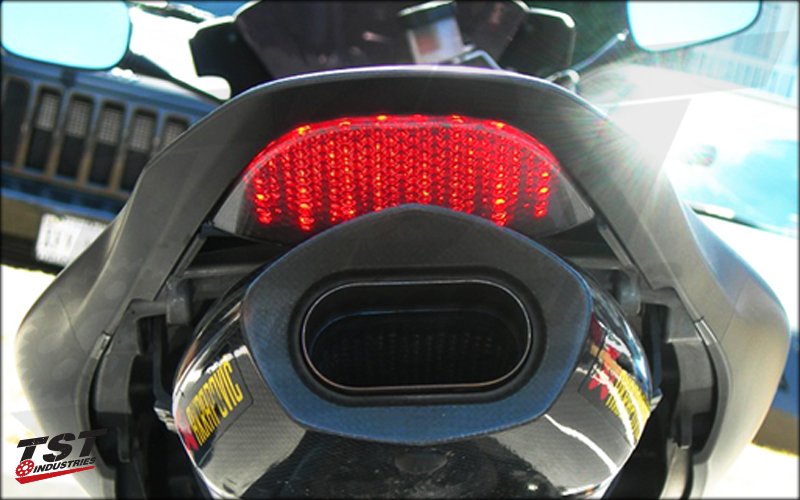Installed with Akrapovic Exhaust.