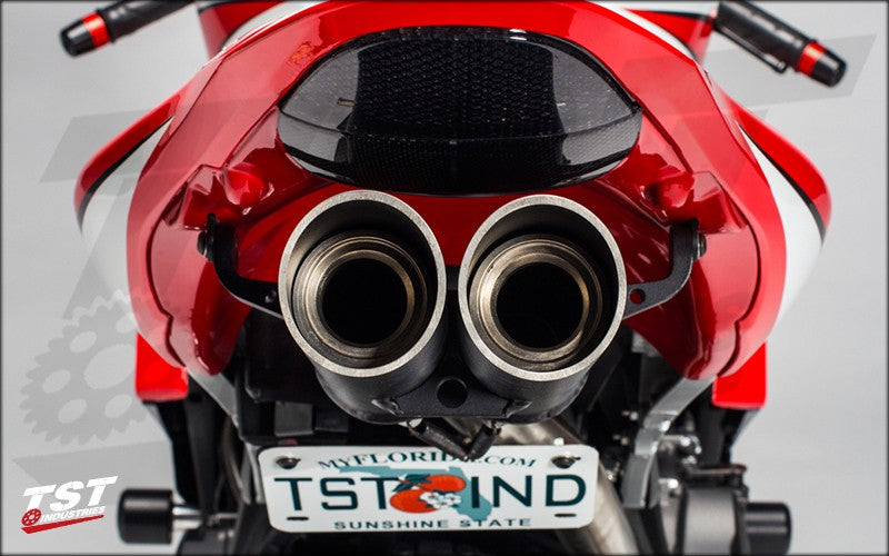 Toce T-Slash pipes and the TST Fender Eliminator.