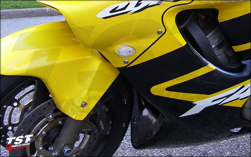 Installed Front Flushmount Signals.