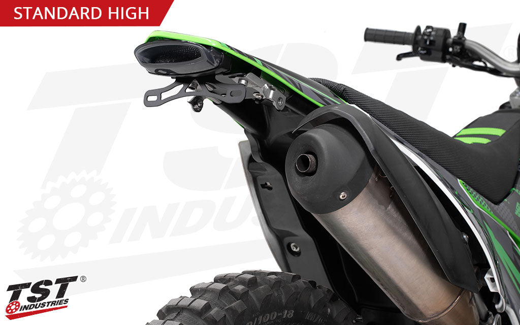 Mount your license plate with a budget friendly fixed position bracket.
