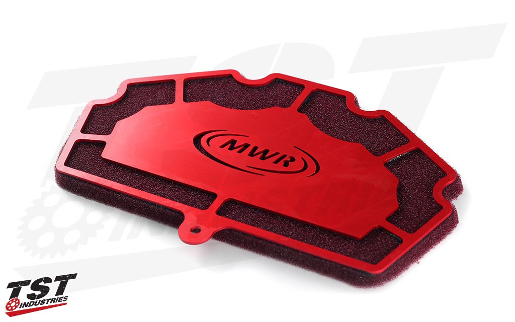 MWR Air Filter for Kawasaki Ninja 400 / Z400 / Ninja 500 / Z500 / ZX-4RR / ZX-4R. (Performance version shown)