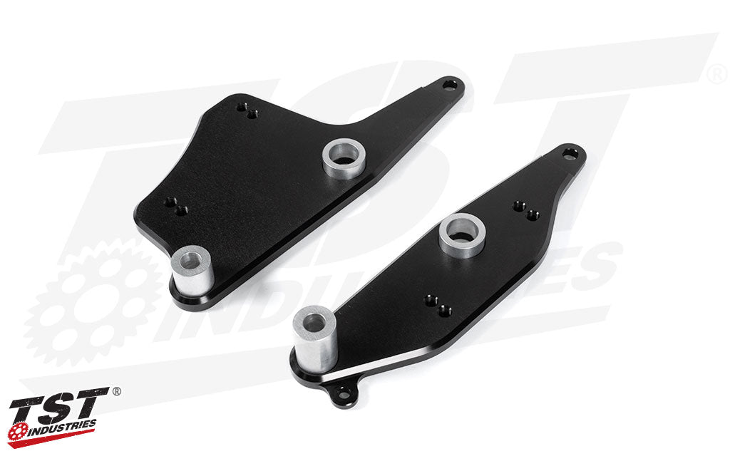 Durable black anodized finish.