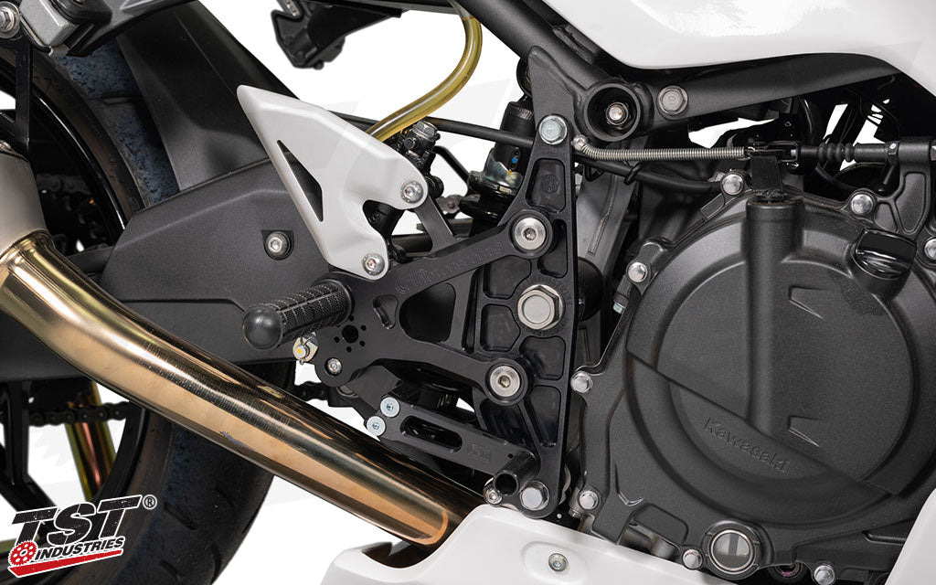 Durable black anodized finish.